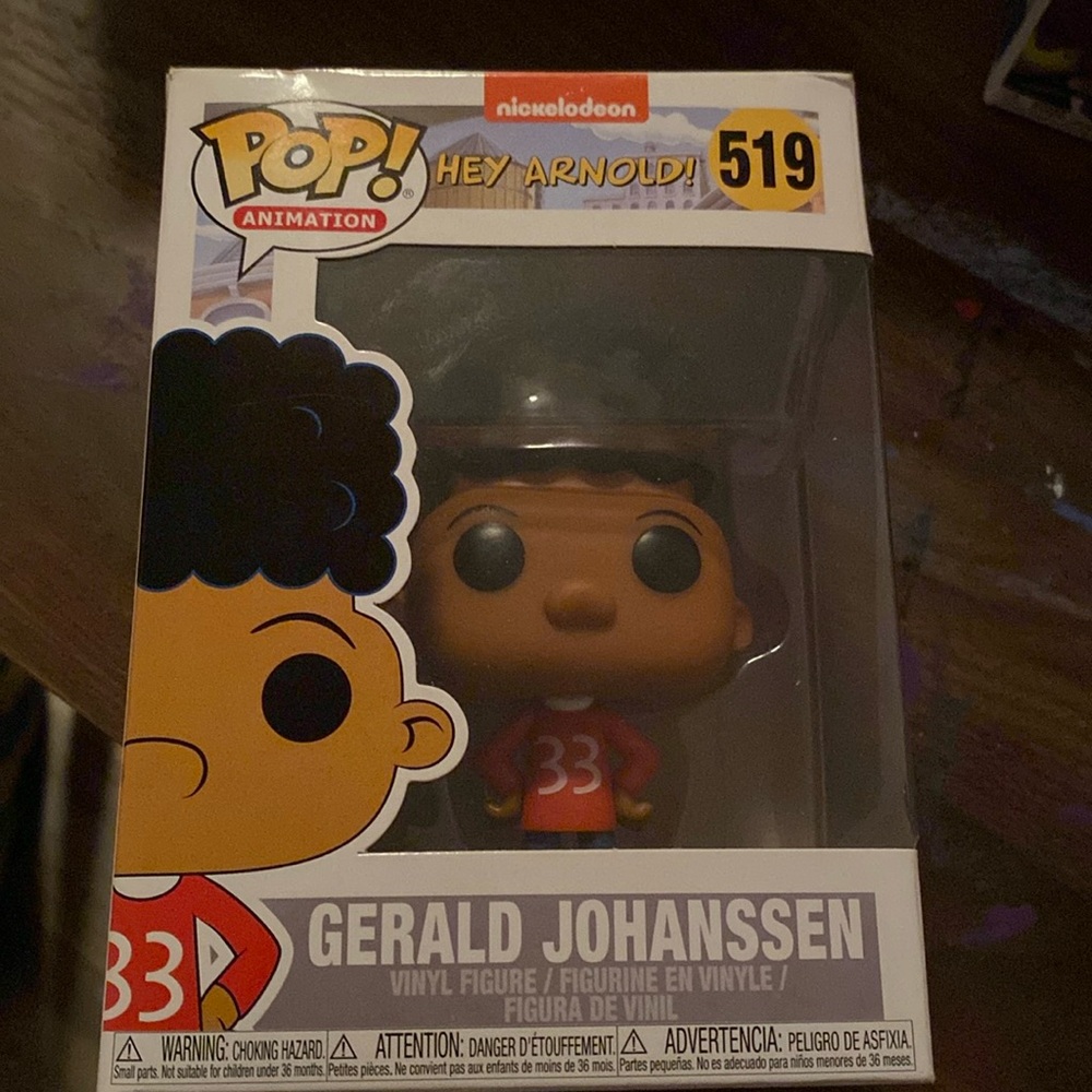 Hey Arnold Funko pop - Gerald Johnanssen